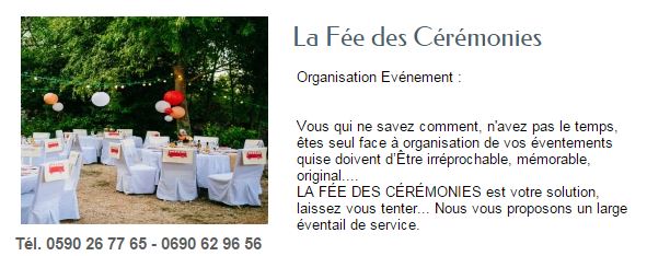 LA FEE DES CEREMONIES